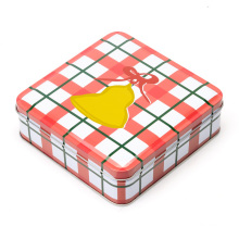 Square Oreo Milk Cookie Tin Box Custom Colored Biscuits Tin Container